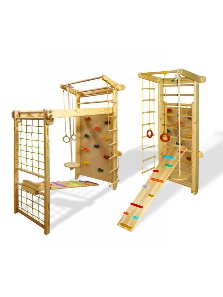 Спорткомплекс Скелелаз трансформер з дошкою ребристою